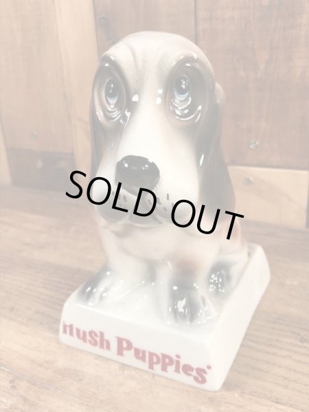 ビンテージ レア スクィッシュパピーズ 犬 ドール HUSH PUPPIES＊ ハッシュパピー 犬 特大サイズ ぬいぐるみ
