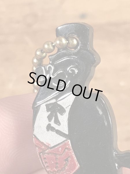 オールドクロウ　ビンテージ　キーチェーン　アドバタイジングキャラクター　企業物　50~60年代