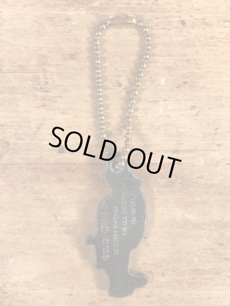 オールドクロウ　ヴィンテージ　キーホルダー　企業キャラクター　ウイスキー　50~60’s