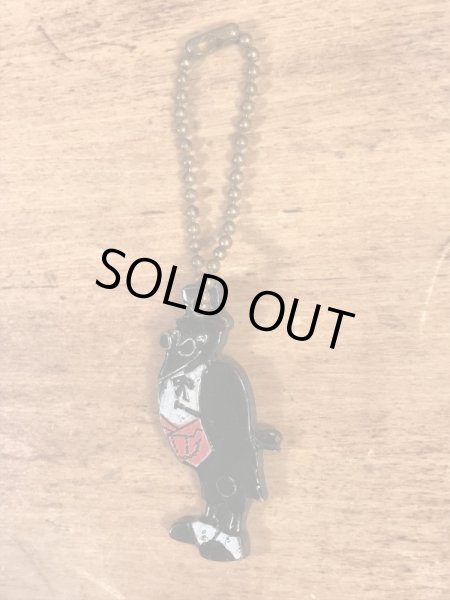 オールドクロウ　ヴィンテージ　キーホルダー　アドバタイジングキャラクター　企業物　50~60’s