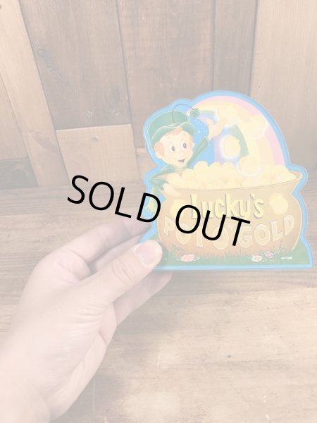 ラッキーチャームス　ヴィンテージ　貯金箱　企業キャラクター　シリアル　80’s