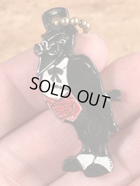 オールドクロウ　ビンテージ　キーチェーン　アドバタイジングキャラクター　企業物　50~60年代