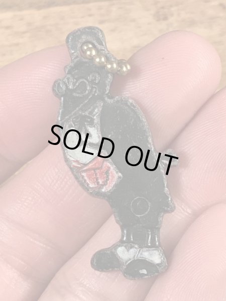 オールドクロウ　ビンテージ　キーチェーン　アドバタイジングキャラクター　企業物　50~60年代