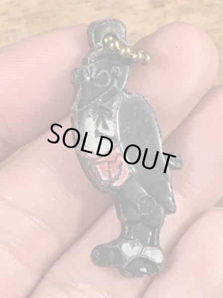 オールドクロウ　ビンテージ　キーチェーン　アドバタイジングキャラクター　企業物　50~60年代