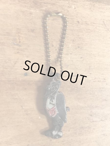 オールドクロウ　ビンテージ　キーチェーン　アドバタイジングキャラクター　企業物　50~60年代