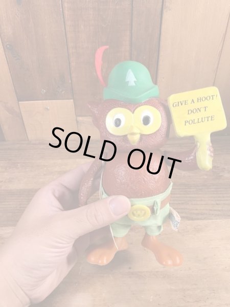 ウッジーオウル　ヴィンテージ　フィギュア　企業キャラクター　企業物　70’s