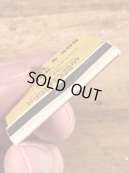 アドバタイジング　ヴィンテージ　マッチブック　ノベルティ　60~70’s