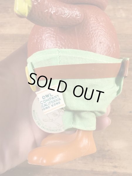 ウッジーオウル　ヴィンテージ　フィギュア　企業キャラクター　企業物　70’s