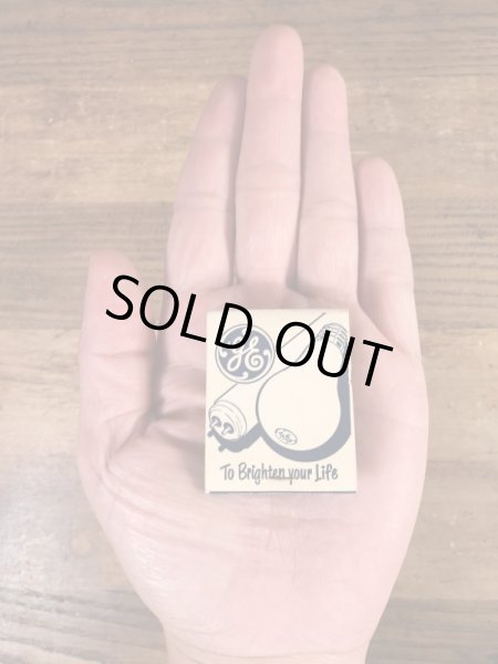 ゼネラルエレクトリック ヴィンテージ マッチブック 企業物 70’s