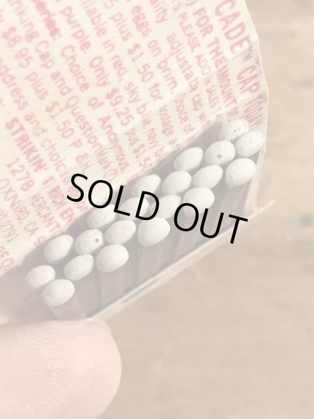 スペースカデット　ヴィンテージ　マッチブック　60~70’s