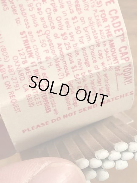 スペースカデット　ビンテージ　マッチブック　60~70年代