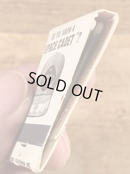 スペースカデット　ヴィンテージ　マッチブック　60~70’s