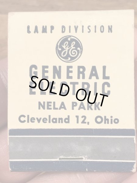 ゼネラルエレクトリック ヴィンテージ マッチブック 企業物 70’s