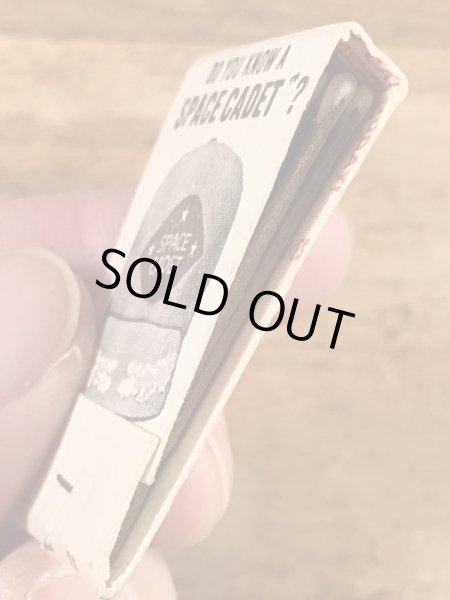 スペースカデット　ビンテージ　マッチブック　60~70年代