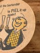 Piels Beer　ビンテージ　コースター　企業キャラクター　ノベルティ　60年代