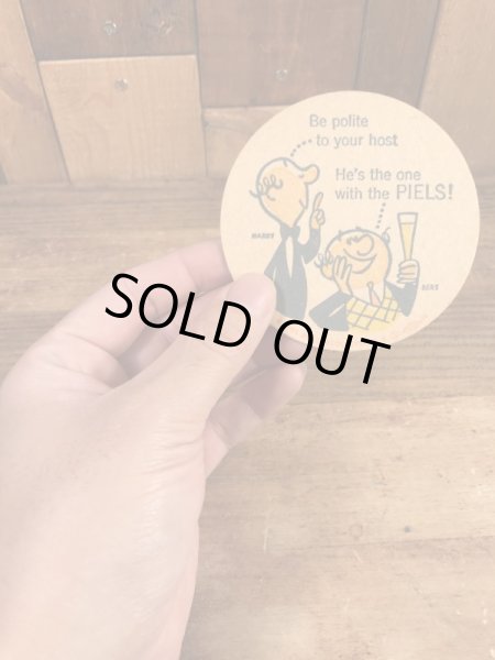 バート＆ハリー　ヴィンテージ　コースター　企業キャラクター　ノベルティ　60’s