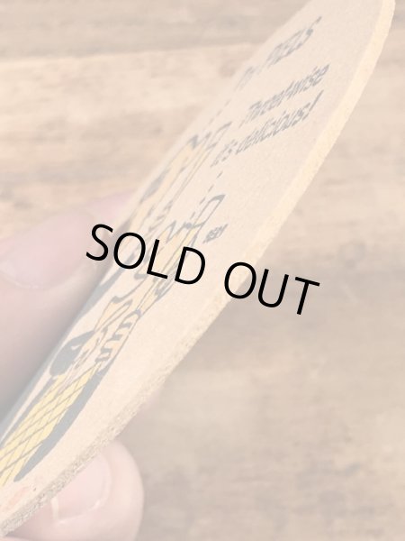 ピールズビール　ヴィンテージ　コースター　企業キャラクター　ノベルティ　60’s