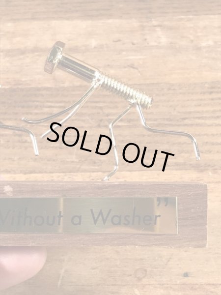 No! Not Without a Washer　ビンテージ　ディスプレイフィギュア　企業物　70’s