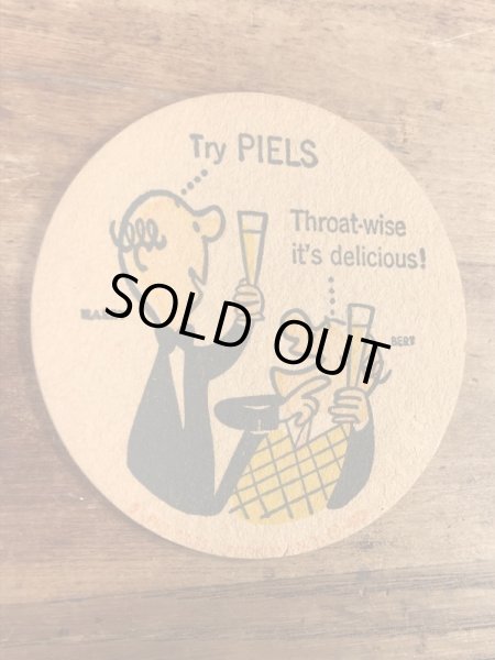 バート＆ハリー　ビンテージ　コースター　アドバタイジングキャラクター　企業物　60年代