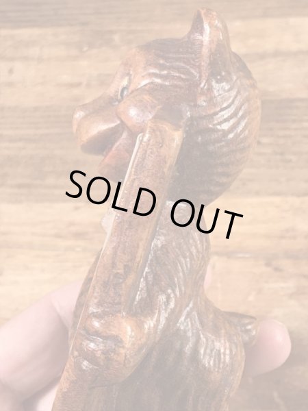 クマ　ビンテージ　湿度計　置物　50年代