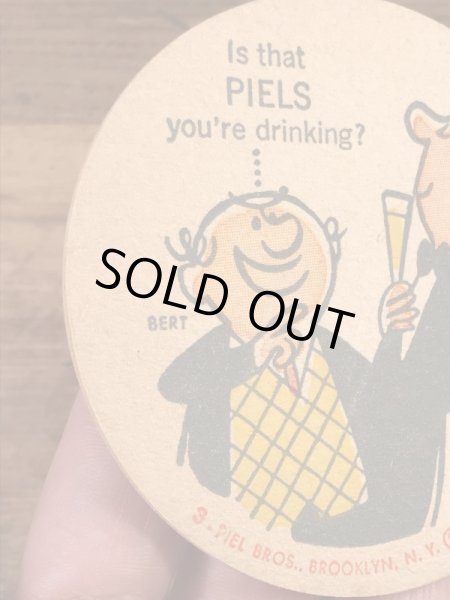 バート＆ハリー　ヴィンテージ　コースター　アドバタイジングキャラクター　企業物　60’s