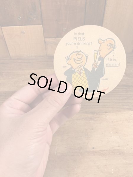 バート＆ハリー　ヴィンテージ　コースター　アドバタイジングキャラクター　企業物　60’s