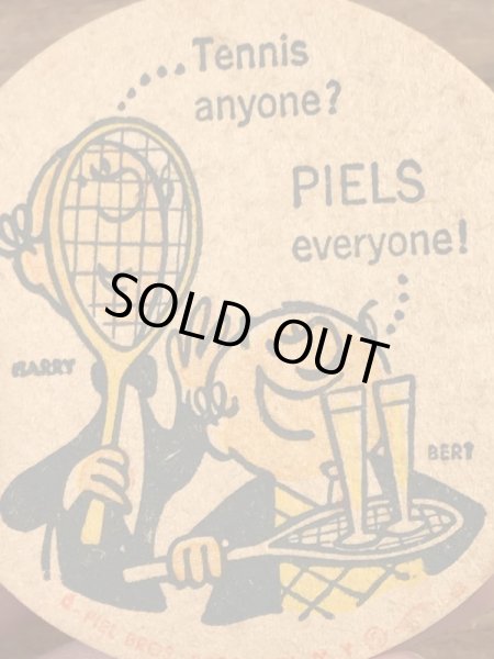 Piels Beer　ビンテージ　コースター　アドバタイジングキャラクター　企業物　60年代