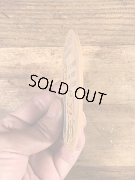 ピールズビール　ビンテージ　コースター　企業キャラクター　ノベルティ　60年代