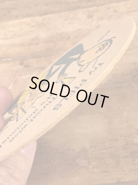 ピールズビール　ヴィンテージ　コースター　企業キャラクター　ノベルティ　60’s