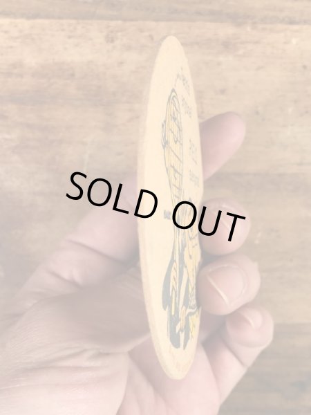 Piels Beer　ビンテージ　コースター　アドバタイジングキャラクター　企業物　60年代