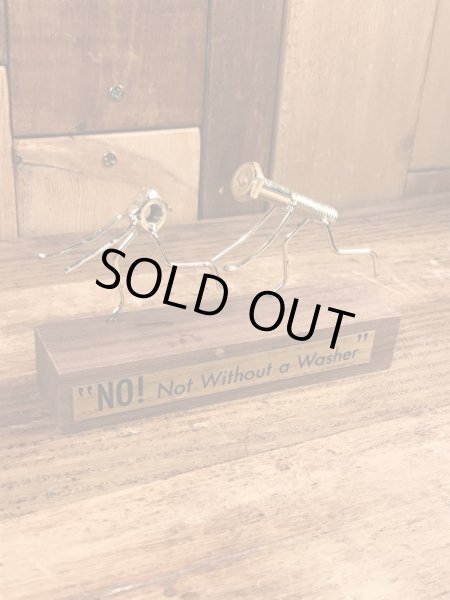 No! Not Without a Washer　ビンテージ　ディスプレイフィギュア　置物　70年代