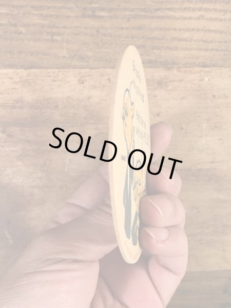 ピールズビール　ビンテージ　コースター　アドバタイジングキャラクター　企業物　60年代