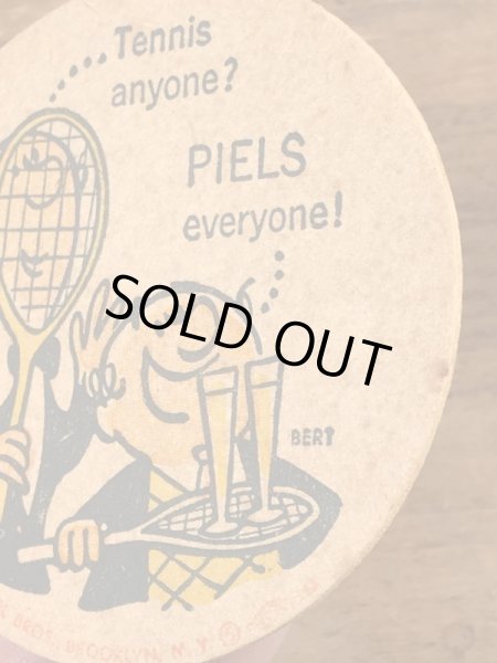 Piels Beer　ビンテージ　コースター　アドバタイジングキャラクター　企業物　60年代