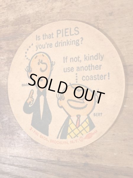 バート＆ハリー　ヴィンテージ　コースター　アドバタイジングキャラクター　企業物　60’s