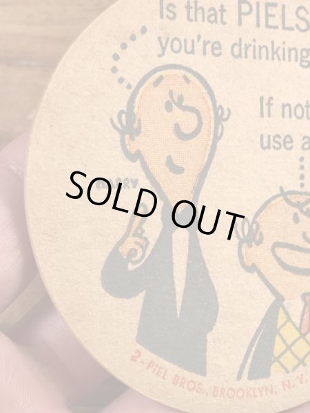 バート＆ハリー　ヴィンテージ　コースター　アドバタイジングキャラクター　企業物　60’s