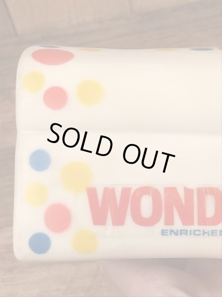 ワンダーブレッド ヴィンテージ 貯金箱 企業キャラクター ソフビ 70’s