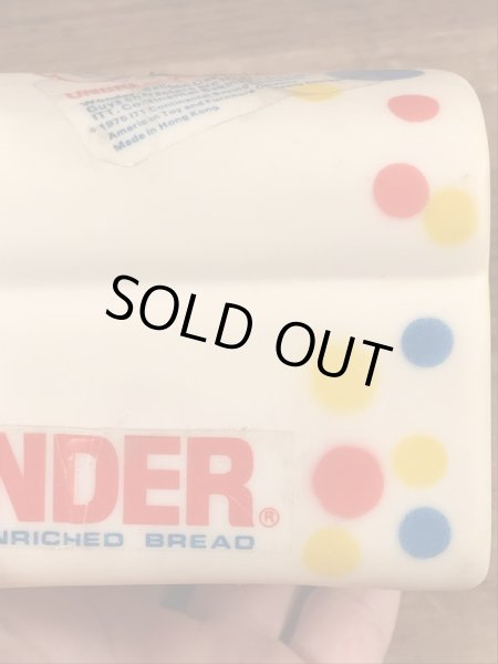 ワンダーブレッド ヴィンテージ 貯金箱 企業キャラクター ソフビ 70’s