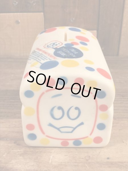 ワンダーブレッド ヴィンテージ 貯金箱 企業キャラクター ソフビ 70’s