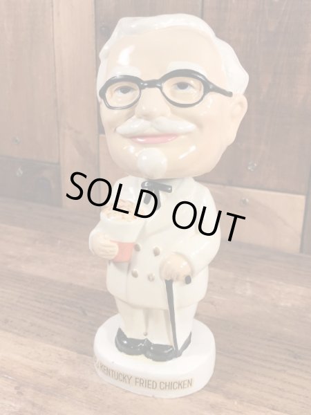カーネルサンダース　ヴィンテージ　首振り人形　企業キャラクター　ノベルティ　60’s