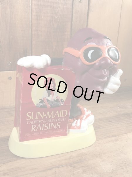 カリフォルニアレーズン　ビンテージ　コインバンクドール　企業キャラクター　ノベルティ　80年代