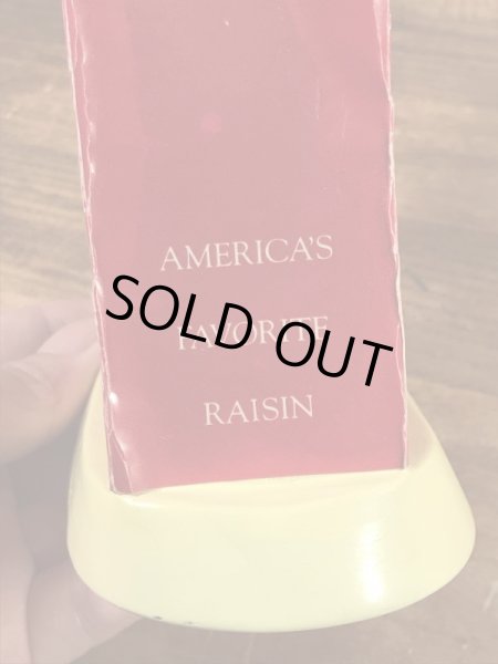 カリフォルニアレーズン　ヴィンテージ　貯金箱フィギュア　アドバタイジングキャラクター　企業物　80’s