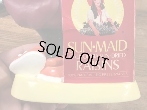 カリフォルニアレーズン　ヴィンテージ　貯金箱フィギュア　アドバタイジングキャラクター　企業物　80’s