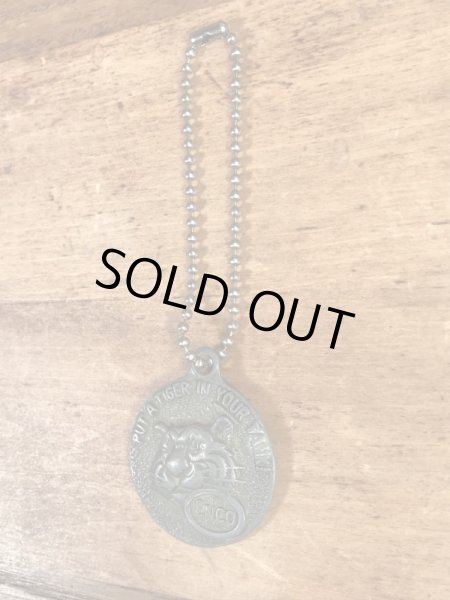 Enco　ヴィンテージ　キーホルダー　企業キャラクター　エッソタイガー　60’s