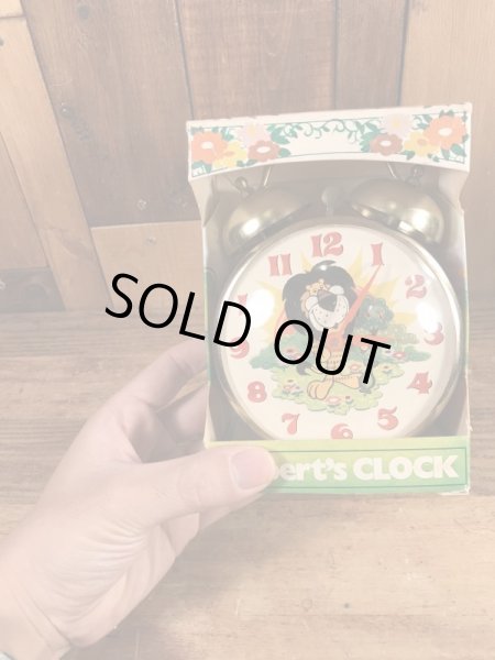 Huberts Lion　ヴィンテージ　目覚まし時計　アドバタイジングキャラクター　企業物　70’s