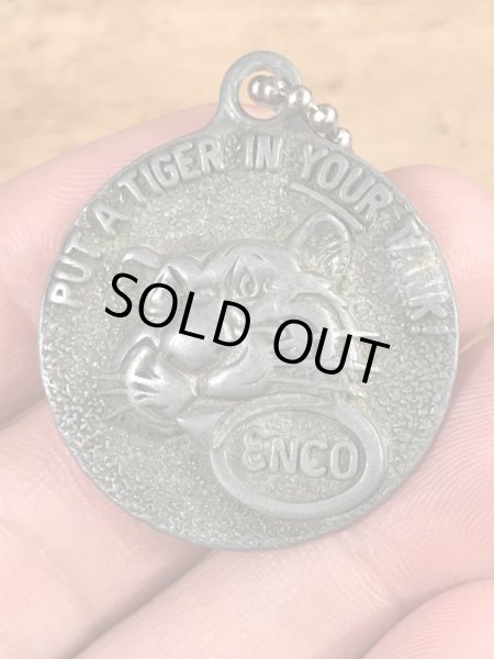 エッソタイガー　ビンテージ　キーチェーン　アドバタイジングキャラクター　企業物　60年代