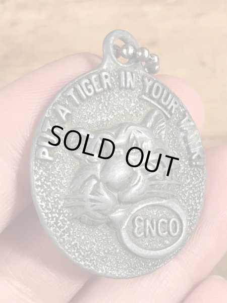 エッソタイガー　ビンテージ　キーチェーン　アドバタイジングキャラクター　企業物　60年代