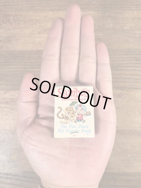 サンボタイガー　ヴィンテージ　マッチブック　アドバタイジングキャラクター　企業物　50~60’s