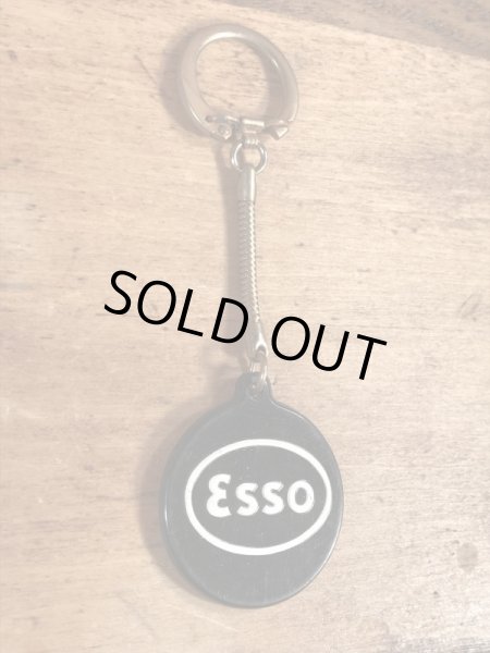 エッソ　ビンテージ　キーホルダー　企業物　60年代