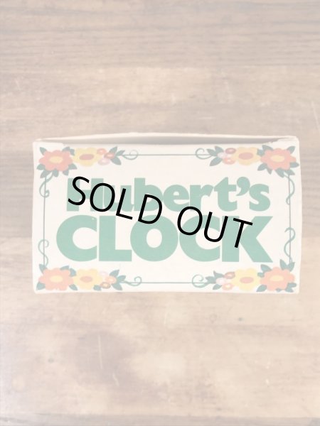 ヒューバートザライオン　ビンテージ　アラームクロック　企業キャラクター　アドバタイジング　70年代