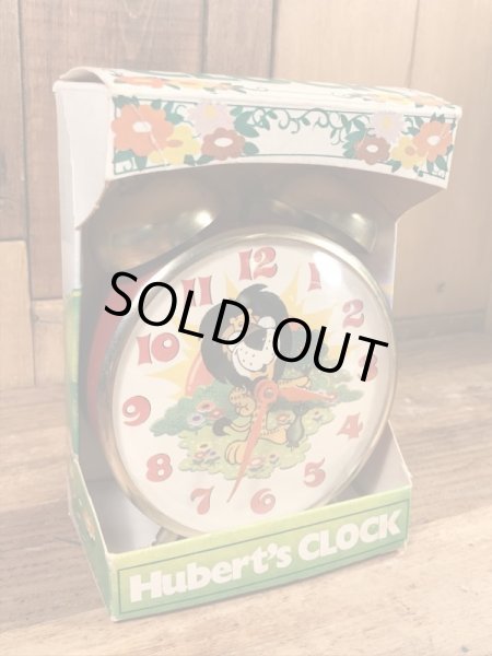 ヒューバートザライオン　ビンテージ　アラームクロック　企業キャラクター　アドバタイジング　70年代